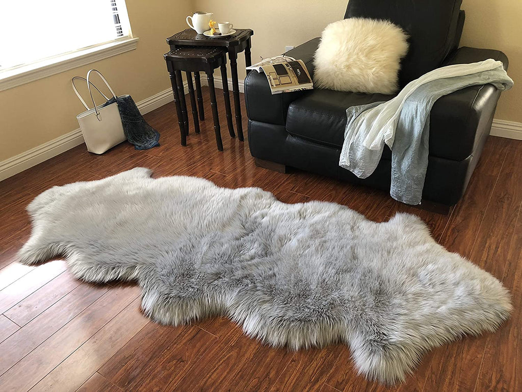 Sheep Fur Area Rug | Extra Fluffy | 65-70 mm Fur Length