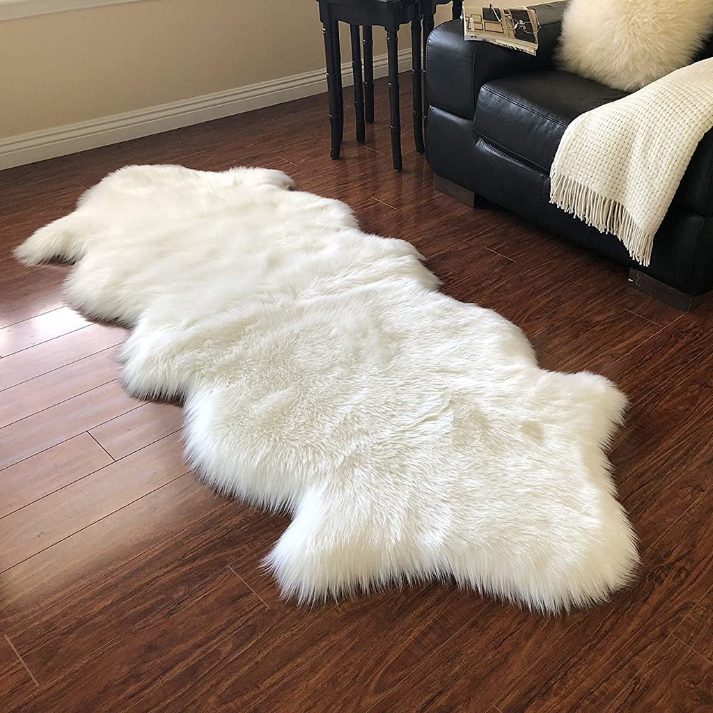 Sheep Fur Area Rug | Extra Fluffy | 65-70 mm Fur Length