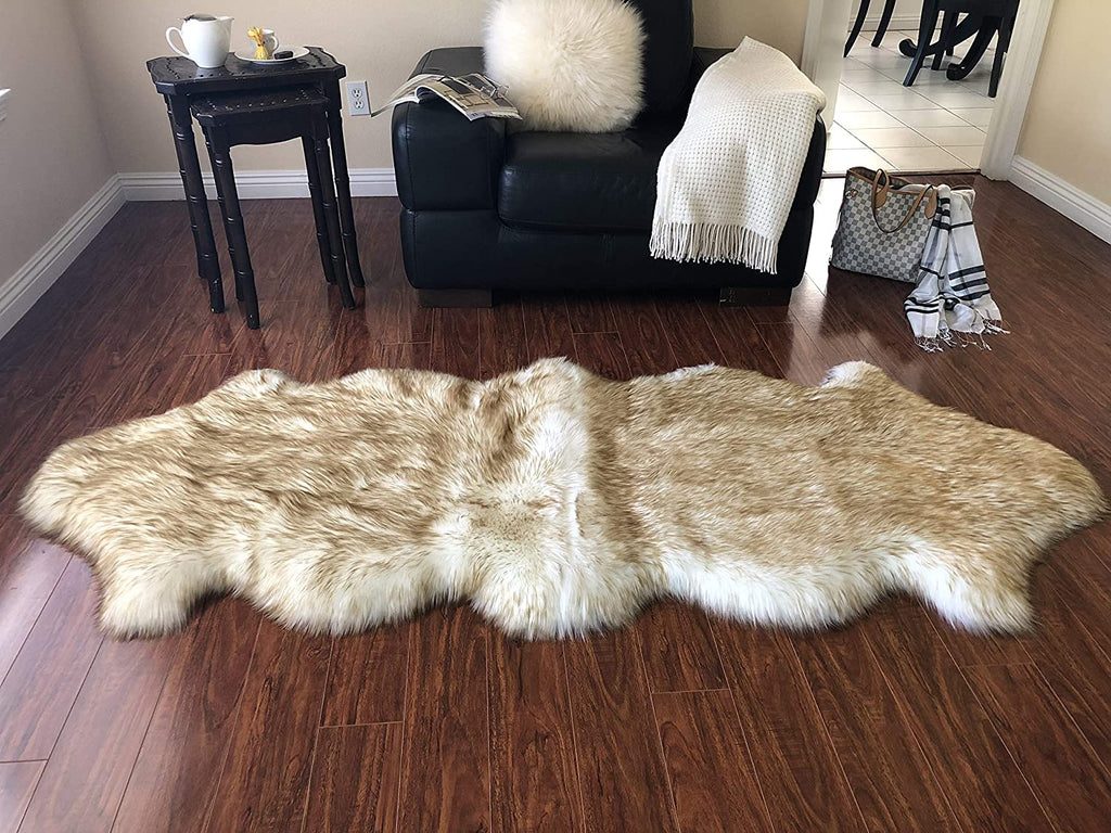 Sheep Fur Area Rug | Extra Fluffy | 65-70 mm Fur Length